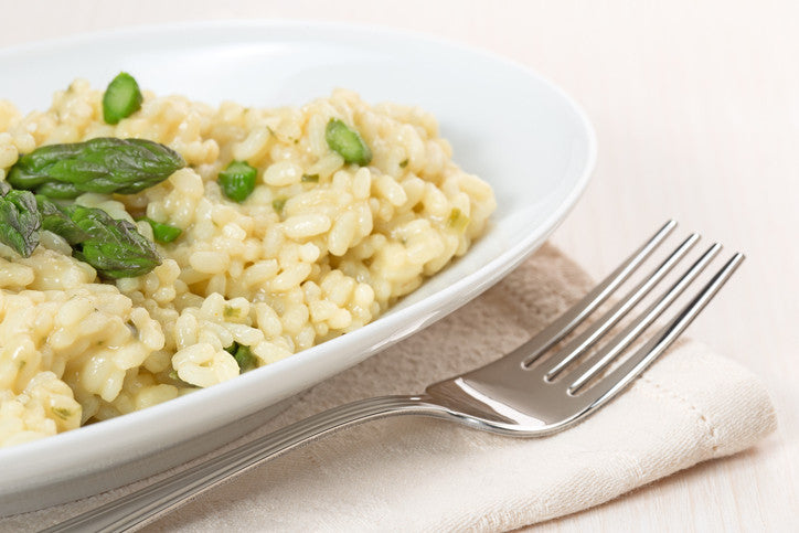 Asparagus and mint risotto recipe