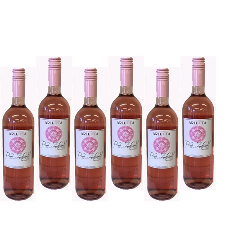 Pink Zinfandel Case - Arietta 6 bottle case - SAVE 25%
